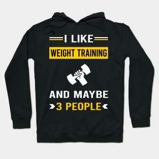 3 People Weight Training Hoodie